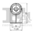 Кліпса кріплення (к-кт 5шт) Opel Astra H/J/Corsa D/E/Insignia A/B/Vectra C 02- Fischer Automotive One (FA1) 12-60002.5 (фото 2)