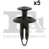 Кліпса кріплення (пістон) (к-кт 5шт) Ford Transit/Connect/Mondeo 02- Fischer Automotive One (FA1) 13-30003.5 (фото 1)