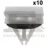 Кліпса кріплення обшивки (к-кт 10 шт) Citroen C3/Ford Fiesta/Kuga 12- Fischer Automotive One (FA1) 13-40026.10 (фото 1)