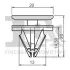 Кліпса кріплення обшивки (к-кт 10 шт) Citroen C3/Ford Fiesta/Kuga 12- Fischer Automotive One (FA1) 13-40026.10 (фото 2)