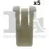 Кліпса кріплення обшивки (к-кт 5шт) Ford Transir Connect 1.8 02- Fischer Automotive One (FA1) 13-60003.5 (фото 1)
