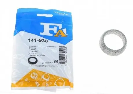 Прокладка выхлопной трубы Smart ForTwo 1.0 07- (38.3x50x17) (кольцо) FA1 Fischer Automotive One (FA1) 141-938