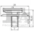 Кліпса кріплення (к-кт 5 шт) Citroen Jumpy 16-/Renault Megane 09- Fischer Automotive One (FA1) 21-40010.5 (фото 2)