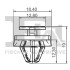 Клипса крепления обшивки двери Citroen/Peugeot/Renault Fischer Automotive One (FA1) 21-40031.10 (фото 2)