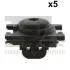 Монтажна кліпса 5-шт Fischer Automotive One (FA1) 21400665 (фото 1)