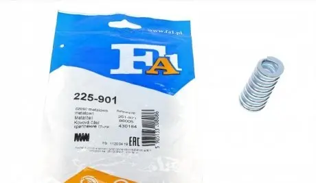 Пружина труби вихлопної Renault Clio 1.0/1.2 16V 00- FA1 Fischer Automotive One (FA1) 225-901