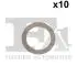 Прокладка пробки зливної масляного піддону Audi/Fiat/Mazda/Opel/Renault (14x21x1.5) (к-кт 10шт) FA1 Fischer Automotive One (FA1) 232.150.010 (фото 1)
