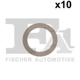 Прокладка пробки зливної масляного піддону Audi/Fiat/Mazda/Opel/Renault (14x21x1.5) (к-кт 10шт) FA1 Fischer Automotive One (FA1) 232.150.010