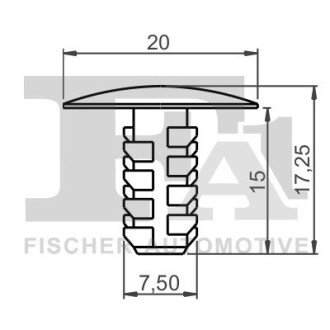 Кліпса Fischer Automotive One (FA1) 33100015