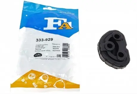 Резинка глушителя Fiat Ducato 2.0 JTD 02- FA1 Fischer Automotive One (FA1) 333-929