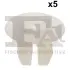 Кліпса кріплення (к-кт 5шт) VW Caddy 82-/Citroen Jumper 06- Fischer Automotive One (FA1) 33-60003.5 (фото 1)
