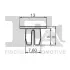 Кліпса кріплення (к-кт 5шт) VW Caddy 82-/Citroen Jumper 06- Fischer Automotive One (FA1) 33-60003.5 (фото 2)