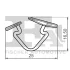 Кліпса (пістон) кріплення обшивки капоту (к-кт 5 шт) Volvo C30/C70/S40/S80/V40/V60/V90/XC70 95-21 Fischer Automotive One (FA1) 55-10002.5 (фото 2)