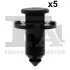 Кліпса кріплення бампера переднього (к-кт 5шт) Subaru Forester 02- Fischer Automotive One (FA1) 72-20002.5 (фото 1)