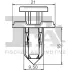 Кліпса кріплення бампера переднього (к-кт 5шт) Subaru Forester 02- Fischer Automotive One (FA1) 72-20002.5 (фото 2)