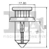 Кліпса кріплення обшивки (к-кт 10шт) Nissan Pathfinder/Qashqai/X-Trail 05- Fischer Automotive One (FA1) 72-30003.10 (фото 2)
