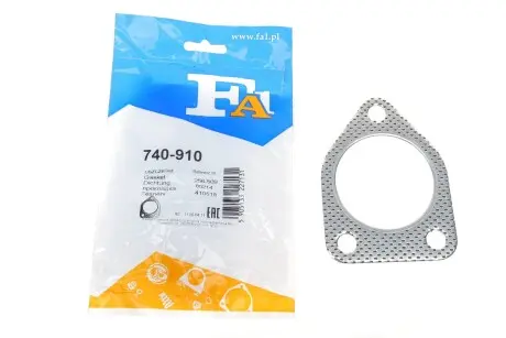 Прокладка выхлопной трубы Mitsubishi Pajero 3.2 DI-D 00-06 FA1 Fischer Automotive One (FA1) 740-910