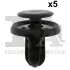 Кліпса кріплення (к-кт 5шт) Mitsubishi Outlander 02-07 Fischer Automotive One (FA1) 74-20001.5 (фото 1)