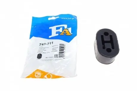 Резинка глушителя Hyundai i30 1.4/1.6 CRDi 07-16/Mitsubishi Pajero 3.2 DI-D 00- FA1 Fischer Automotive One (FA1) 743-711