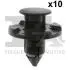 Клипса крепления Nissan/Mitsubishi (черная) Fischer Automotive One (FA1) 75-30005.10 (фото 1)