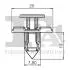 Клипса крепления Nissan/Mitsubishi (черная) Fischer Automotive One (FA1) 75-30005.10 (фото 2)