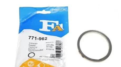 Прокладка труби вихлопної Toyota Land Cruiser 85-09 (62.5x74.1x5.2) (кільце) FA1 Fischer Automotive One (FA1) 771-962
