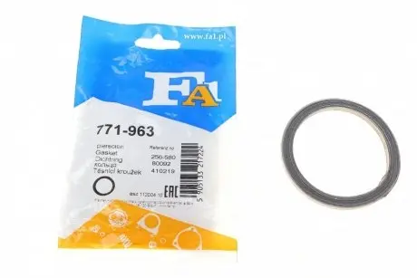 Прокладка труби вихлопної Toyota Land Cruiser 92-09 (62x78.2x5.2) (кільце) FA1 Fischer Automotive One (FA1) 771-963