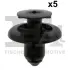 Кліпса кріплення підкрильника (к-кт 5шт) Ford Fiesta/Mazda 2 08- Fischer Automotive One (FA1) 78-30006.5 (фото 1)