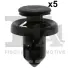Кліпса кріплення підкрила (к-кт 5шт) Honda Accord 2.4i 08-15 Fischer Automotive One (FA1) 79-20002.5 (фото 1)