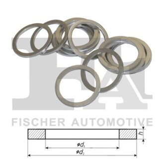 Шайба болта зливу оливи BMW (16x20x1.5) (к-кт 10 шт) FA1 Fischer Automotive One (FA1) 818.760.010