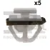 Кліпса кріплення накладки порога (к-кт 5шт) Hyundai Santa Fe/Tucson/Kia Sportage 01-15 Fischer Automotive One (FA1) 89-40003.5 (фото 1)