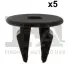 Кліпса кріплення підкрильника (к-кт 5шт) Hyundai Santa Fe/Tucson/Kia Sportage 01-22 Fischer Automotive One (FA1) 89-60001.5 (фото 1)