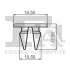 Кліпса кріплення підкрильника (к-кт 5шт) Hyundai Santa Fe/Tucson/Kia Sportage 01-22 Fischer Automotive One (FA1) 89-60001.5 (фото 2)