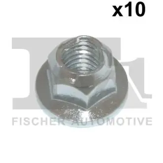 NAKRиTKA UKЭ. WYD. NAKRиTKA M8X1.25 SW11 10 SZT. Z KOЭNIERZEM Fischer Automotive One (FA1) 988080910