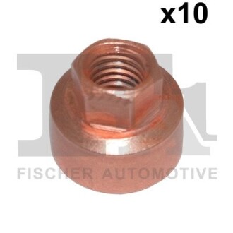 Гайка M 8x1.25 SW10 h=15mm woreczek 10 sztuk Fischer Automotive One (FA1) 988082210