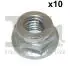NAKRиTKA UKЭ. WYD. SIMU M8X1.25 SW12FL 10 SZT. Z KOЭNIERZEM Fischer Automotive One (FA1) 988089610 (фото 1)