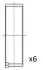 Вкладыши шатунные + 0.25 Opel 1.0 16V X10XE/Z10XE Fischer Automotive One (FA1) BB2020025 (фото 1)