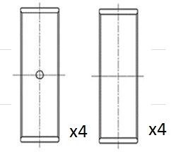 Вкладыши шатунные +0.25 Fiat Doblo 1.3D/1.3JTD 16V 04-/Combo 1.3CDTI 05- Fischer Automotive One (FA1) BB2022025