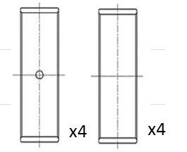 Вкладыши шатунные +0.50 Fiat Doblo 1.3D/1.3JTD 16V 04-/Combo 1.3CDTI 05- Fischer Automotive One (FA1) BB2022050 (фото 1)