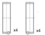 Вкладыши шатунные BMW 1/2/3/4/5/6/7/X1/X3/X4/X5/X6 (N47/N57) 2.0/3.0D 06- (STD) Fischer Automotive One (FA1) BB2027STD (фото 1)