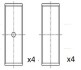 Вкладыши шатунные VW Caddy III/T5 2.0 03-15 (STD) Fischer Automotive One (FA1) BB2028STD (фото 1)