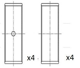 Вкладыши шатунные VW Caddy III/T5 2.0 03-15 (STD) Fischer Automotive One (FA1) BB2028STD