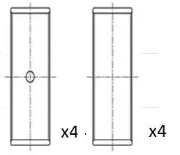 Вкладыши шатунные VW Caddy III/T5 2.0 03-15 (STD) Fischer Automotive One (FA1) BB2028STD