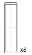 Вкладиші шатунні Citroen C3 1.4HDI(DV4) 02-/Peugeot 207/307 1.4HDi 02- Fischer Automotive One (FA1) BB2036030