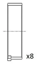Вкладыши шатунные Dacia Logan 1,4/Renault Clio I-II,Kangoo,Megane 1.2/1.3/1.4 810/C1G/C1J/C2J Fischer Automotive One (FA1) BB2039STD