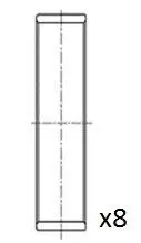 Вкладыши шатунные VW Caddy III 1.9 TDI/2.0 SDI 04-10 (STD) Fischer Automotive One (FA1) BB2043STD