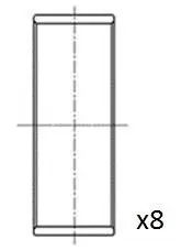 Вкладыши шатунные VW Caddy III/IV/Crafter/T5/T6 2.0 TDI 05- (STD) Fischer Automotive One (FA1) BB2056STD