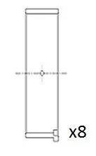 Вкладыши шатунные VW Caddy I/II 1.6/1.8 -97/T4/T5 2.0 90-15 (+0.25) Fischer Automotive One (FA1) BB2064025