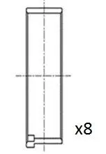 Вкладыши шатунные Alfa 156/166 2,4 JTD 97- Fischer Automotive One (FA1) BB2070STD