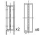 Вкладыши коренные +0.50 Opel 1.0 16V X10XE/Z10XE Fischer Automotive One (FA1) BM1016050 (фото 1)